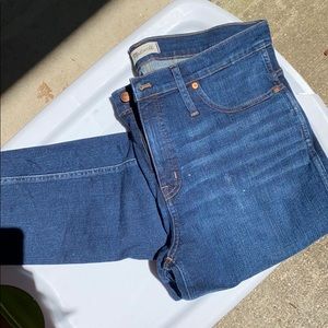 Madewell slim straight jeans